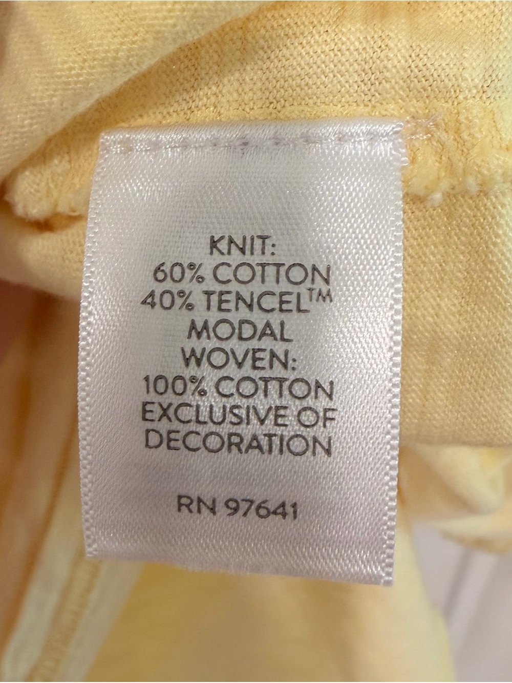 j.jill women’s yellow mixed media eyelet Henley top-size large NWOT - Picture 8 of 8